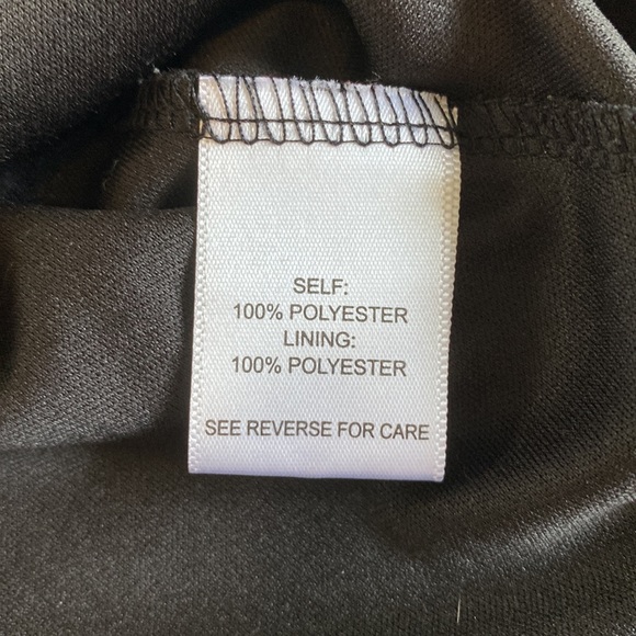 Black Tanktop with Sheer Floral Stitch - Picture 3 of 3